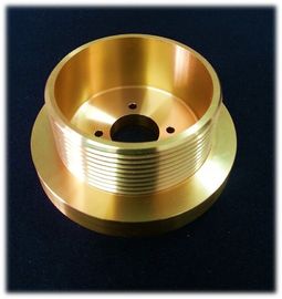CNC Machining Preciaion Brass Turned Parts For Military , Cylindricity 0.005mm