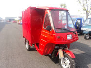 200cc CDI Motorized Three Wheel Cargo Motor Tricycle With Air Cooling