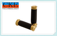 Knurled Brass Precision Turning Parts With Black Anodized For Motorcycle