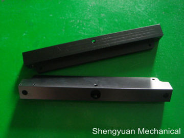 Perforated Aluminum CNC Precision Machining , Black Anodized Unequal Angle