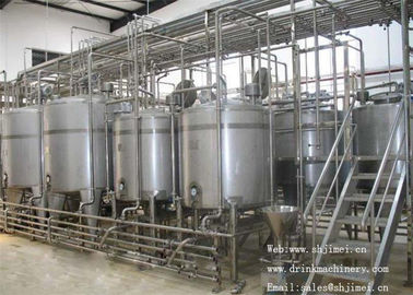 500 - 1000 L / H  Pasteurized Milk Production Line For Plastic Bottle