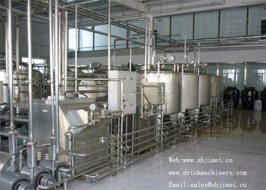 500 - 1000 L / H  Pasteurized Milk Production Line For Plastic Bottle