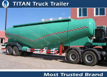 V / W type Small capacity powder tanker cement trailer with air compressor