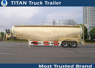 V / W type Small capacity powder tanker cement trailer with air compressor