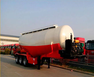 3 axle powder bulk cement trailer for transporting bpw brand air suspension