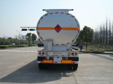 3x12T BPW axle 46000L Aluminum Alloy Petroleum / Oil Tank Semi Trailer