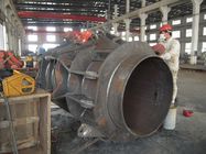 Power Transmission Customed Carbon Metal Heavy Steel Fabrication , Weldment Marine Crane Spare Parts