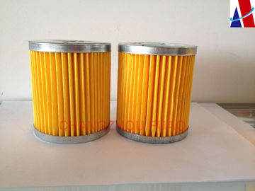 Diesel  Engine Air Filter Element Yellow Color Paper material 80 * 88mm