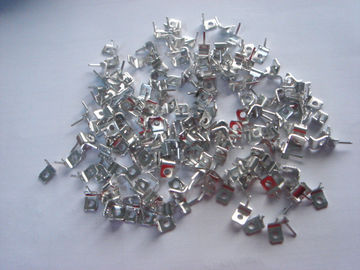 CNC Precision Machining , Brass Stamping Parts With Bright Tin Coated
