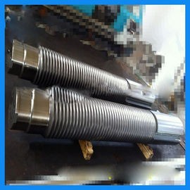 Precise CNC Machined Forged Steel Shaft , Customerized Threaded 316 Hollow Shaft