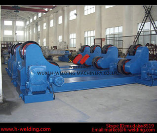 5 Ton Self-aligned Pipe Rotators for Welding , Tank Turning Rolls for Vessel / Boiler