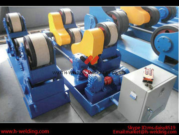 5 Ton Self-aligned Pipe Rotators for Welding , Tank Turning Rolls for Vessel / Boiler