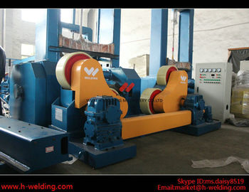 5 Ton Self-aligned Pipe Rotators for Welding , Tank Turning Rolls for Vessel / Boiler