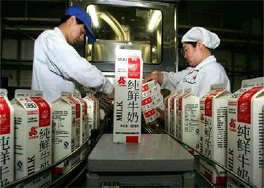 High Efficient Pasteurized Milk Production Line For Gable Top Carton , Plastic Bottle and Bag