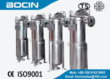 Oil filtration Low flow rate single bag Filter Housing vertical openings