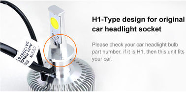 Automobile / Auto Spare Parts H1 LED Headlight 32W 2800LM 6000K White Headlamps