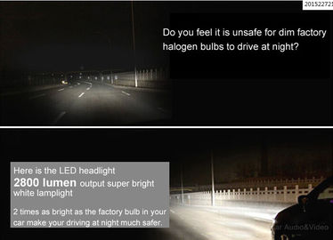 Automobile / Auto Spare Parts H1 LED Headlight 32W 2800LM 6000K White Headlamps