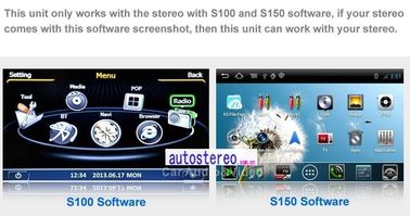 Car Digital TV Tuner Receiver Auto Spare Parts MPEG-4 DVB-T with TV Aerial for S100 S150 Stereo