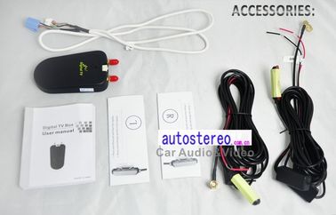 Car Digital TV Tuner Receiver Auto Spare Parts MPEG-4 DVB-T with TV Aerial for S100 S150 Stereo