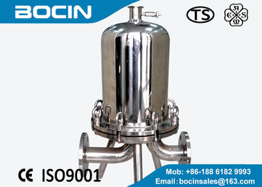 SS cartridge filter housings with multi pp spun cartridge filter element for water treatment