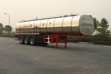 42000 Litre Liquid Tank Truck 3 Axles Chemical Semi-Trailer Steel Aluminum