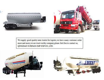 Bulk Cement Semi Trailer,30-45cbm, with diesel engine and air compressor