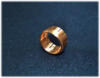 Customize Brass CNC Precision Turned Parts RF Aerospace Connector