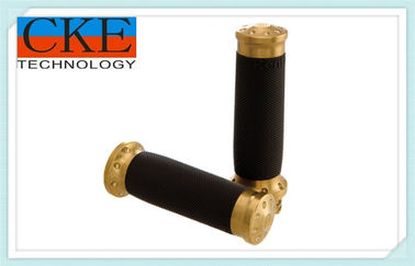 Knurled Brass Precision Turning Parts With Black Anodized For Motorcycle