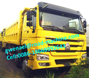 HOWO 8x4 50t Heavy Duty Dump Truck , HYVA Hdraulic lifting system