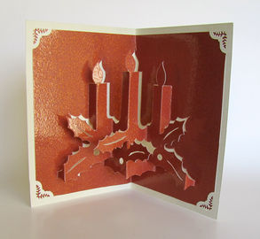 Packaging 3D Mockup Post Wedding Card Paper Pattern Cutter , CNC Cutting Machine