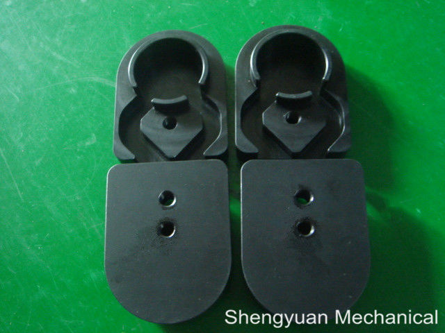 Black Anodize CNC Precision Machining AL6061 Cable Pass Thru ​with 0.005 - 0.01mm
