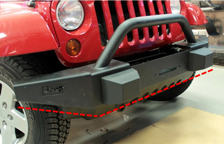 Modified Automobile Spare Parts For Wrangler 2007 - 2015 , ARB Type Steel Bumper