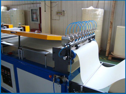 Inverter Control Oil Filter Rotary Pleating Machine , 600mm Width