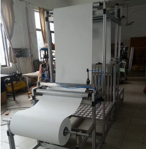 Separated Glass Fiber Pleating Machine , Pleating Height 50-292mm